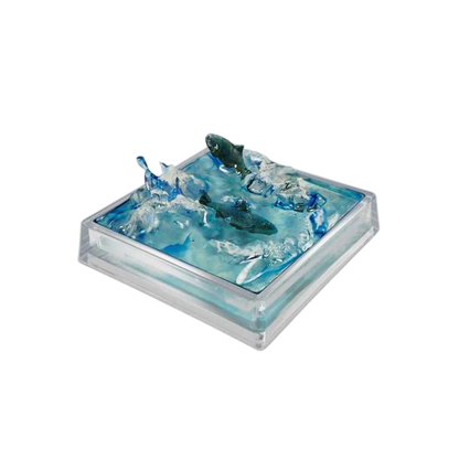 Green Stuff World 25mm Square Plastic Base Hollow - Clear - 20mm to 25mm Adapters 11431