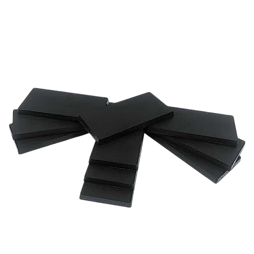 Green Stuff World 25x50mm Rectangular Plastic Bases - Black 11432