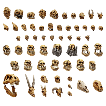 Green Stuff World 300x Battlefield Creature Skulls 1:48-1:35 - Wargaming and Basing