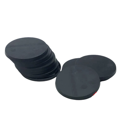 Green Stuff World 40mm Round Plastic Bases - Black 9823