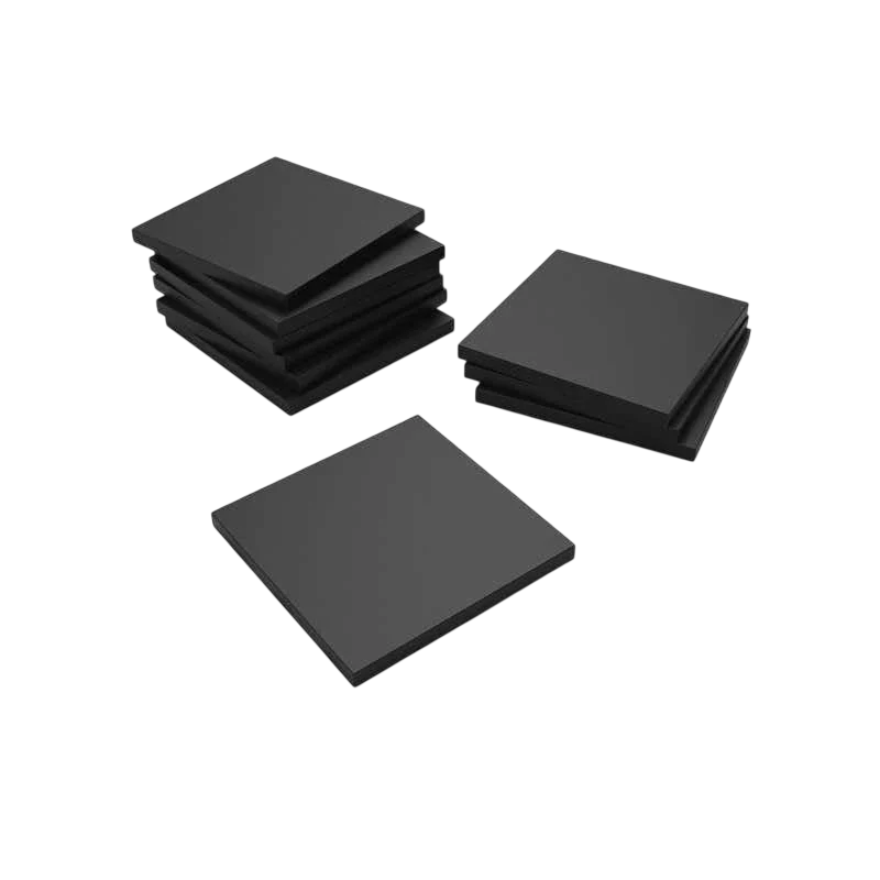 Green Stuff World 40mm Square Plastic Bases - Black 9832