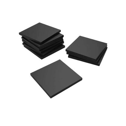 Green Stuff World 40mm Square Plastic Bases - Black 9832