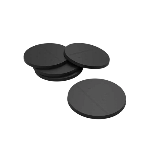 Green Stuff World 50mm Round Plastic Bases - Black 9824