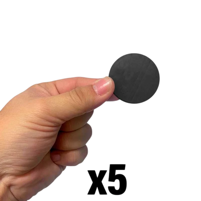 Green Stuff World 50mm Round Plastic Bases - Black 9824