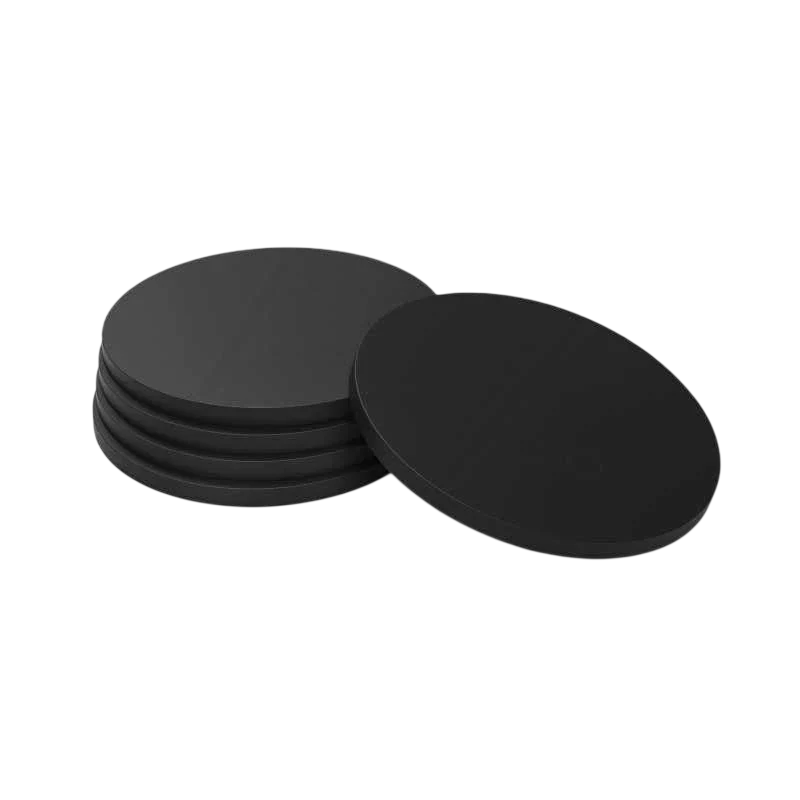Green Stuff World 55mm Round Plastic Bases - Black 9825