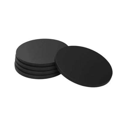 Green Stuff World 55mm Round Plastic Bases - Black 9825