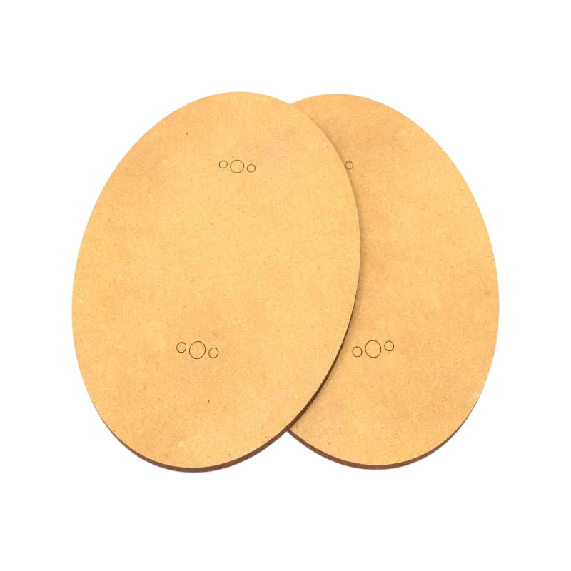 Green Stuff World 92x120mm Oval MDF Bases 9182