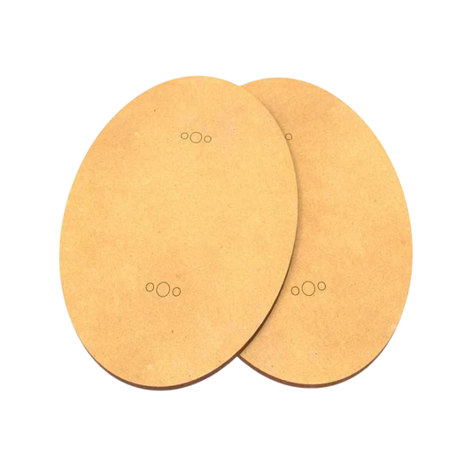 Green Stuff World 92x120mm Oval MDF Bases 9182