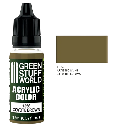 Green Stuff World Acrylic Color Coyote Brown 1856