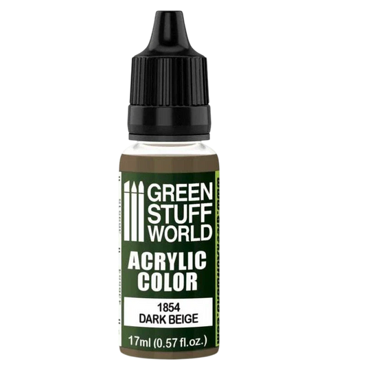 Green Stuff World Acrylic Color Dark Beige 1854