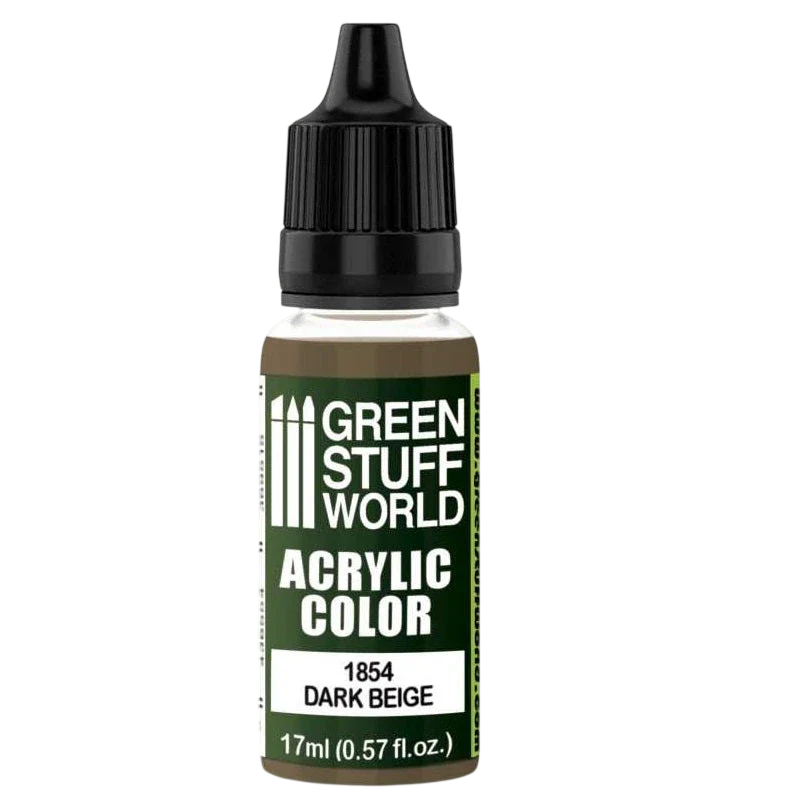 Green Stuff World Acrylic Color Dark Beige 1854