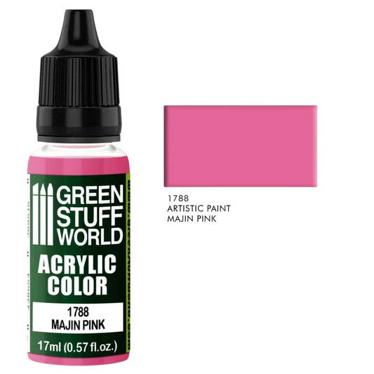 Green Stuff World – Acrylic Color Paint Majin Pink 1788 for Models and Miniatures