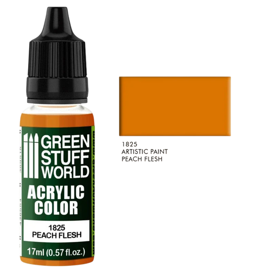 Green Stuff World – Acrylic Color Paint Peach Flesh 1825 for Models and Miniatures