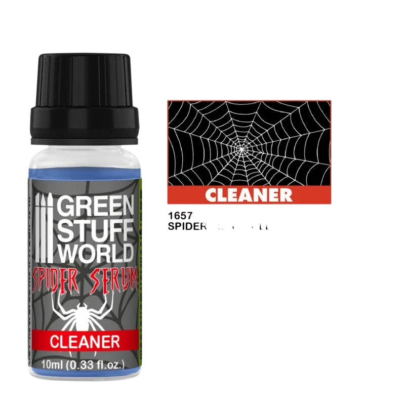 Green Stuff World – Acrylic Color Paint Spider Serum Cleaner 1657 for Models and Miniatures
