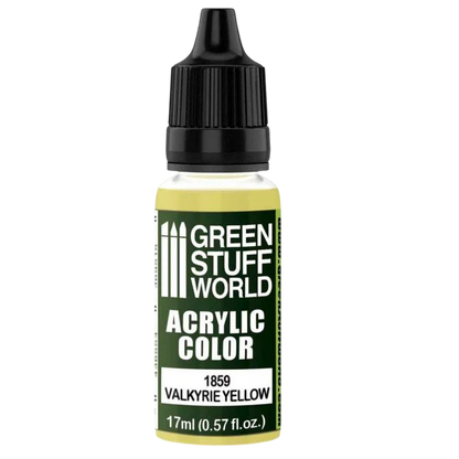 Green Stuff World Acrylic Color Valkyrie Yellow 1859