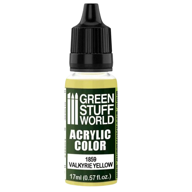 Green Stuff World Acrylic Color Valkyrie Yellow 1859