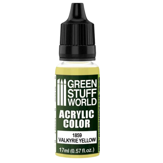 Green Stuff World Acrylic Color Valkyrie Yellow 1859