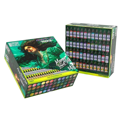 Green Stuff World Acrylic Dipping Ink and Contrast Mega Paint Set - 12263