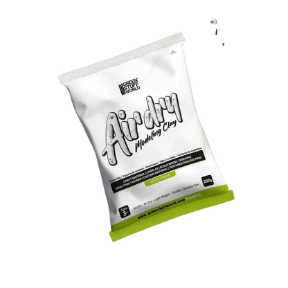 Green Stuff World Air Dry Foam Clay 250gr. - White for Cosplay, Crafting, and Modeling