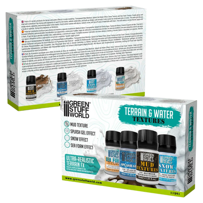 Green Stuff World Aquatic textures set 30ml for Modeling and Dioramas