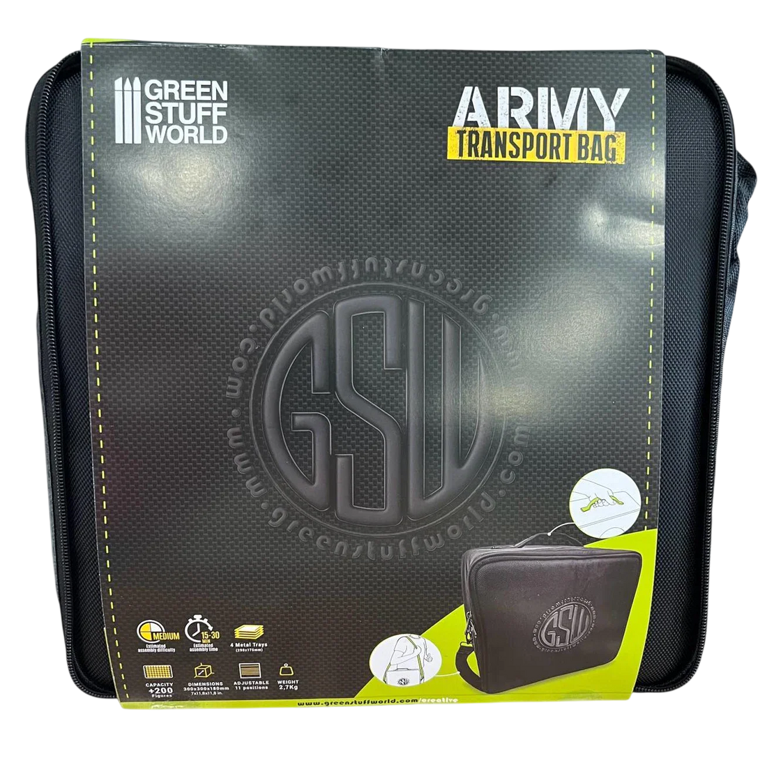 Green Stuff World Army Transport Bag for Storing up to 200 Wargaming Armies 11936