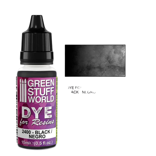 Green Stuff World BLACK Dye for Resins 2400