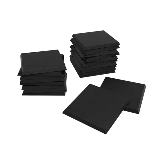 Green Stuff World Black Plastic Bases Square 30mm 12772