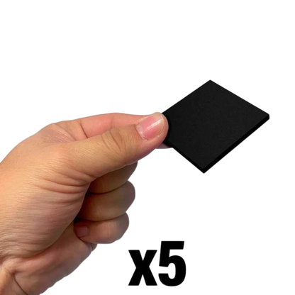 Green Stuff World Black Plastic Bases Square 60 mm 12887
