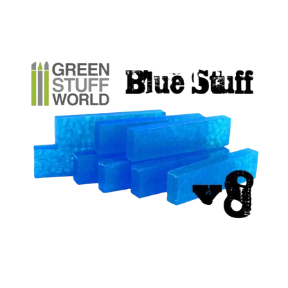 Green Stuff World Blue Stuff Mold 8 bars for Modeling