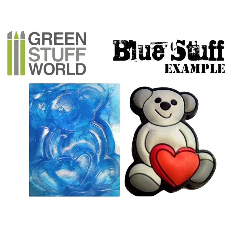 Green Stuff World Blue Stuff Mold 8 bars for Modeling