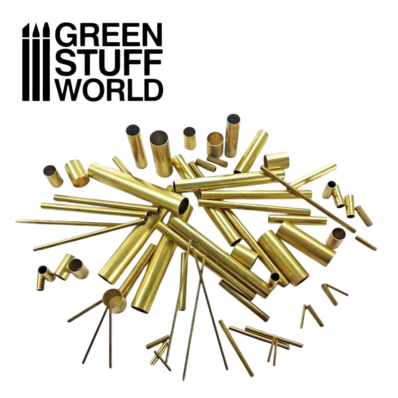 Green Stuff World Brass Tubes Assortment 2555