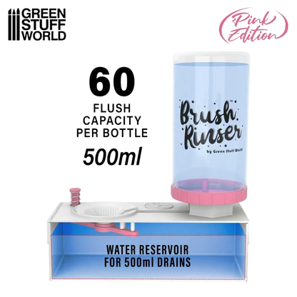 Green Stuff World Brush Rinser Bottle Upgrade 500ML for Art Brush Cleaning