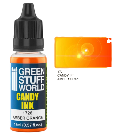 Green Stuff World –Candy Ink for Models and Miniatures Amber Orange 1726