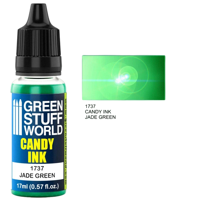 Green Stuff World –Candy Ink for Models and Miniatures Jade Green 1737