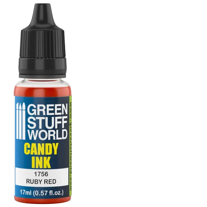 Green Stuff World –Candy Ink for Models and Miniatures Ruby Red 1756