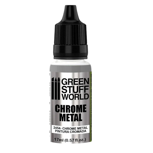 Green Stuff World Chrome Metal Paint for Models and Miniatures 2454