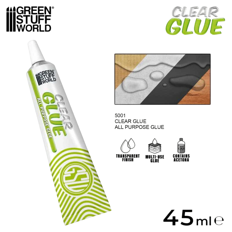Green Stuff World Clear Silicone Glue 5001 Model and Miniature Glue
