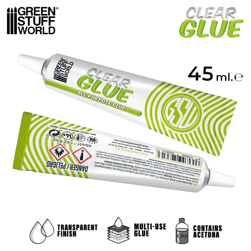 Green Stuff World Clear Silicone Glue 5001 Model and Miniature Glue