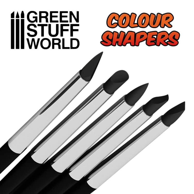 Green Stuff World Color Shaper Silicone Brushes Size 6 – Black Firm 1217
