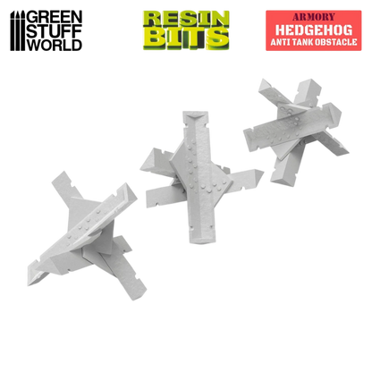 Green Stuff World Czech Hedgehog Anti Tank Obstacle 1:48-1:35 - Wargaming