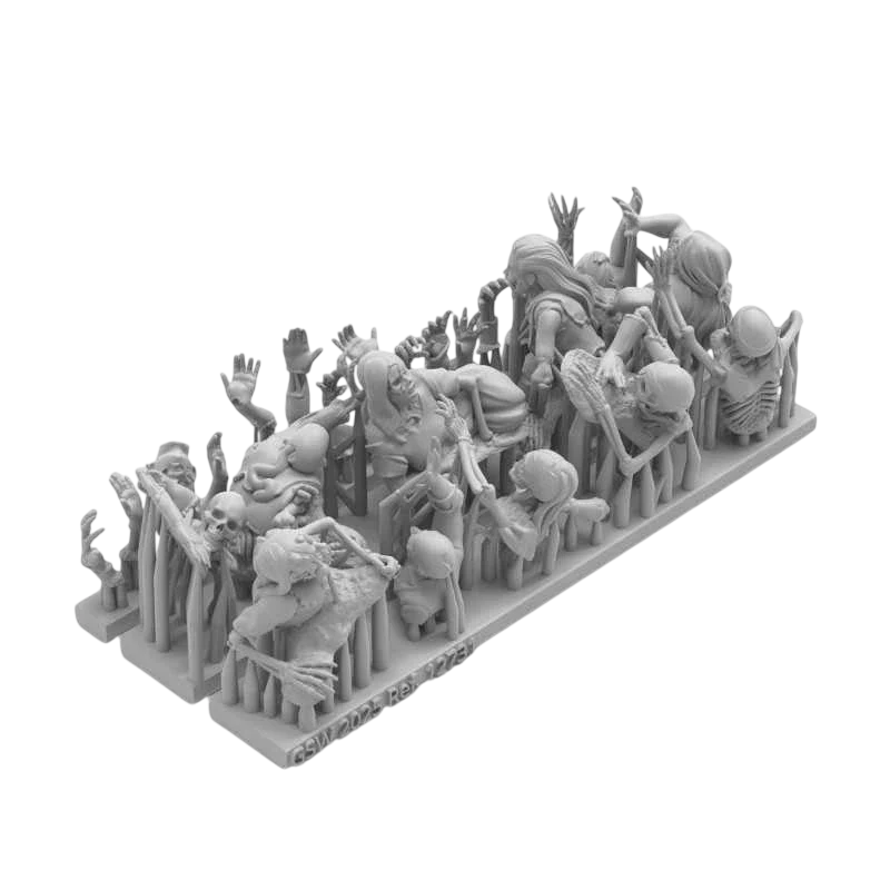 Green Stuff World Dead Rising Zombies Miniatures 1:48 Scale Resin Unpainted 3D Printed Figures