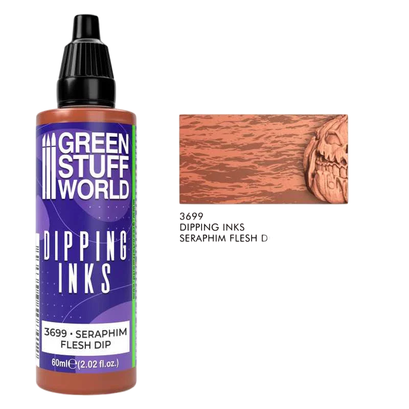 Green Stuff World Dipping Ink 60ml High Contrast Model Paint