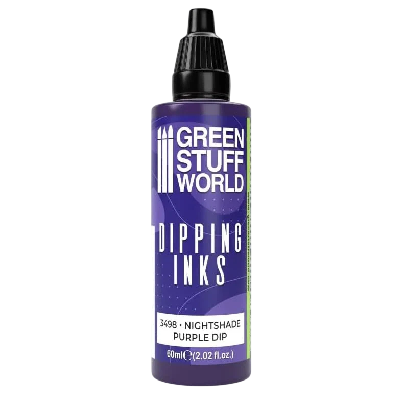Green Stuff World Dipping Ink 60ml High Contrast Model Paint