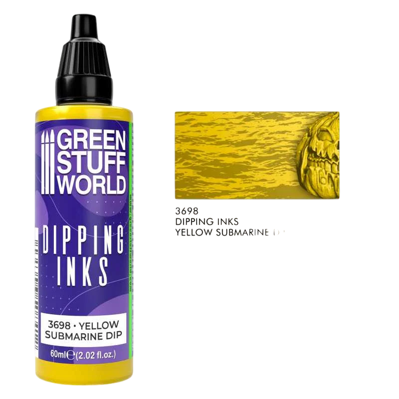 Green Stuff World Dipping Ink 60ml High Contrast Model Paint