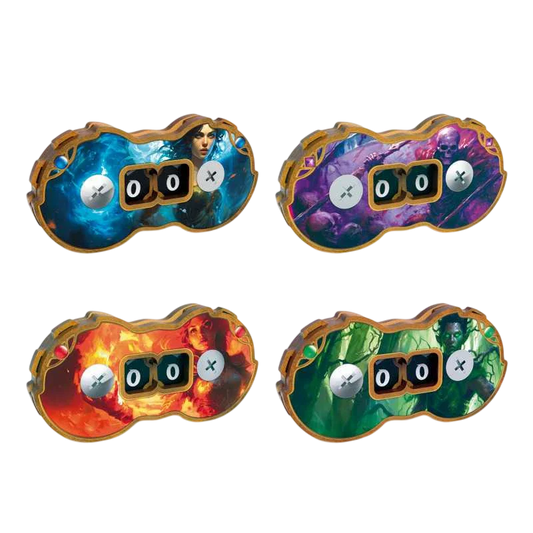 Green Stuff World Double Life Counters for Trading Card Games - MTG (Set x4)