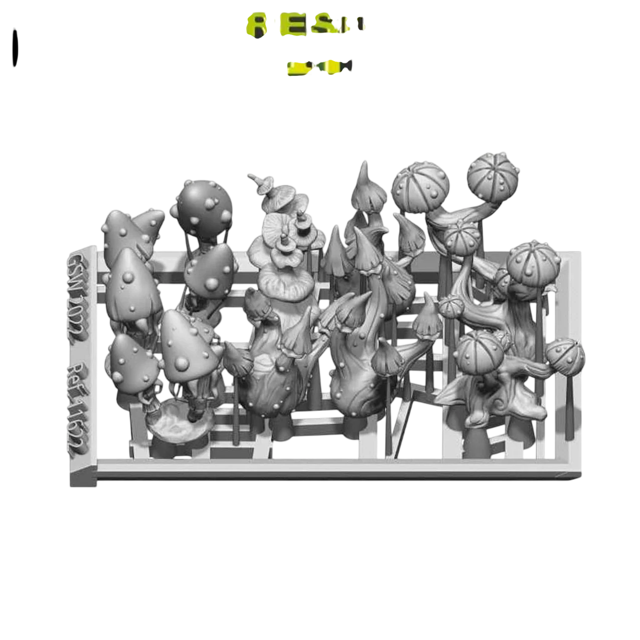 Green Stuff World Fantasy Mushrooms 11622 x15 for Bases and Dioramas