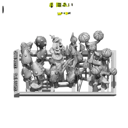 Green Stuff World Fantasy Mushrooms 11622 x15 for Bases and Dioramas