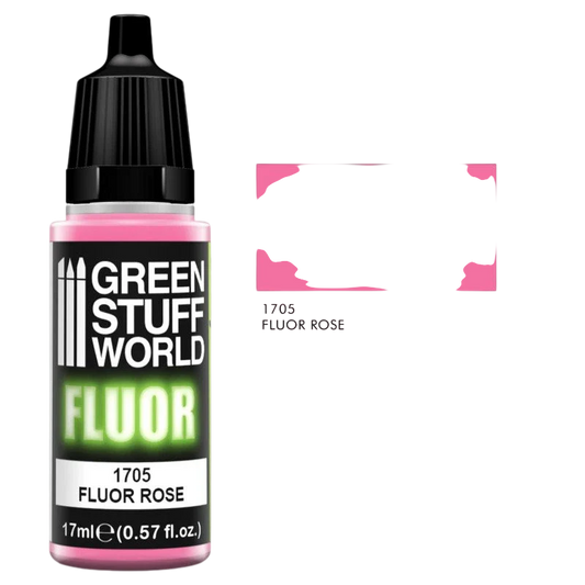 Green Stuff World – Fluorescent Acrylic Paint Rose 1705 for Models and Miniatures