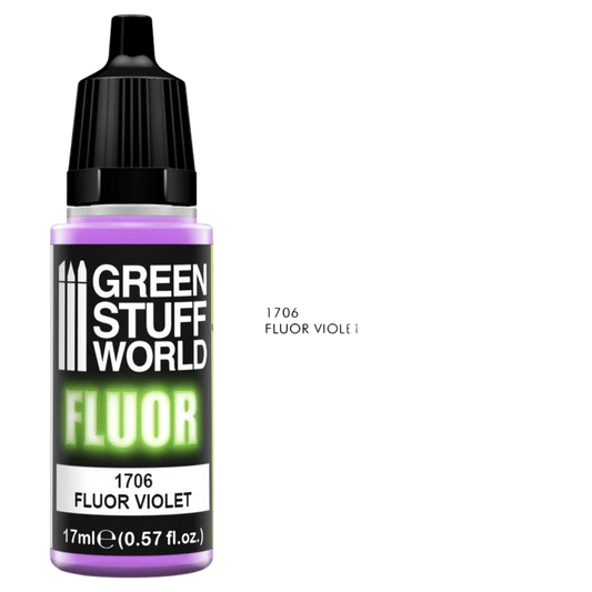 Green Stuff World – Fluorescent Acrylic Paint Violet 1706 for Models and Miniatures