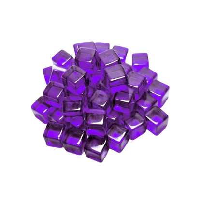 Green Stuff World Gaming Tokens x50 - Purple Cubes 10mm 3785